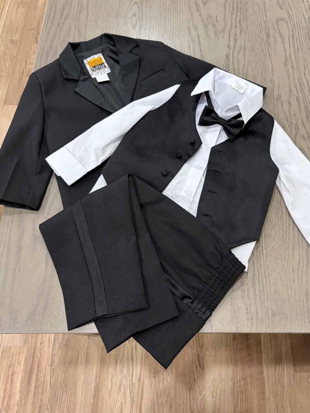 Toddler tuxedo suite with bow tie